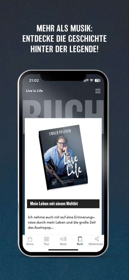 Live Is Life App Screen 5