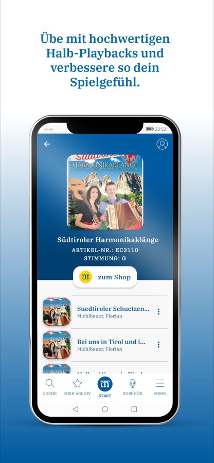Michlbauer App Screen 4