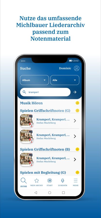 Michlbauer App Screen 5