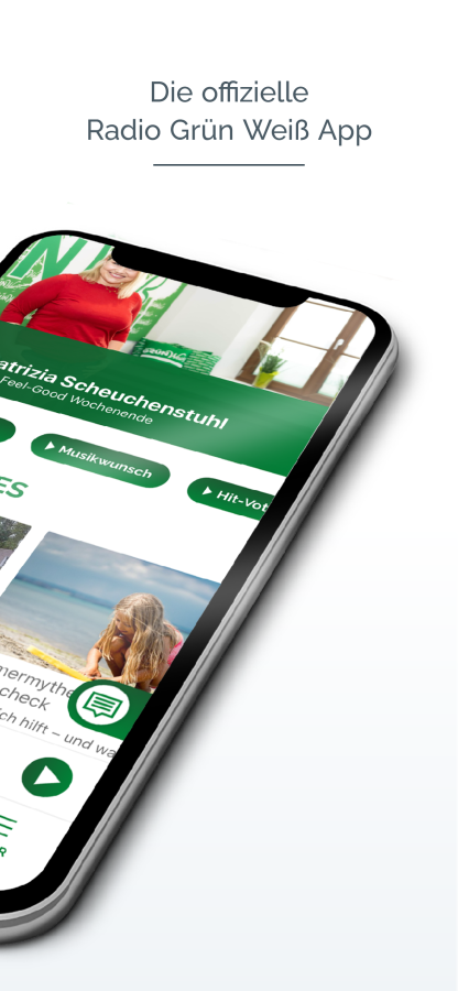 Radio Grün Weiß App Screen 2