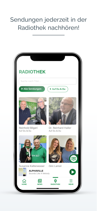 Radio Grün Weiß App Screen 5