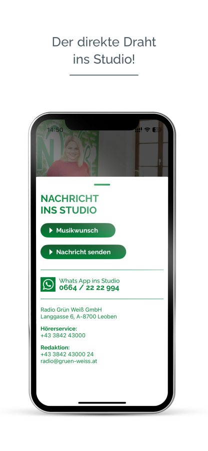 Radio Grün Weiß App Screen 6