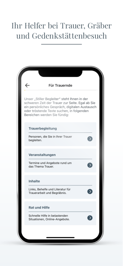 Stiller Begleiter App Screen 4