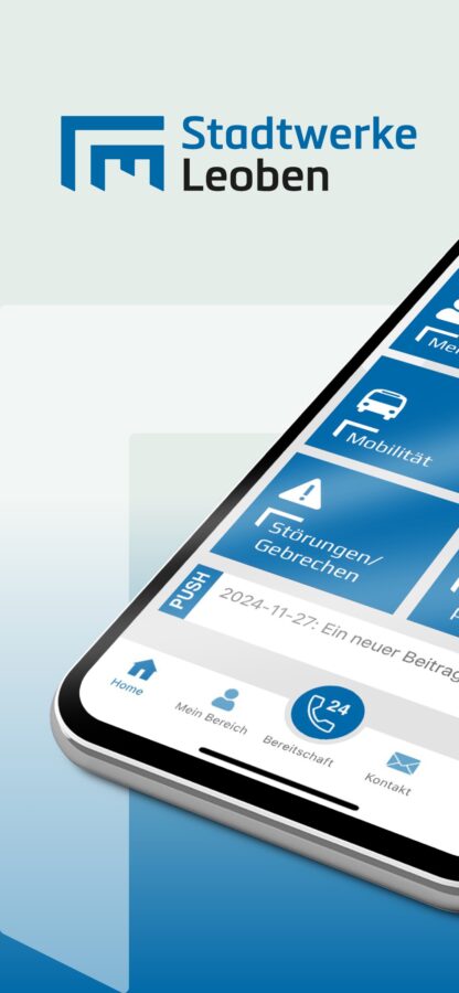 Stadtwerke Leoben App Screen 1