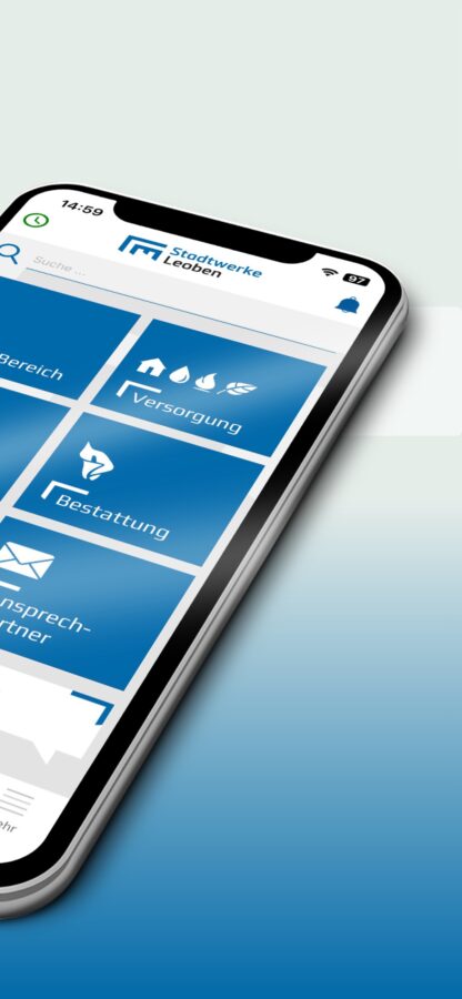 Stadtwerke Leoben App Screen 2