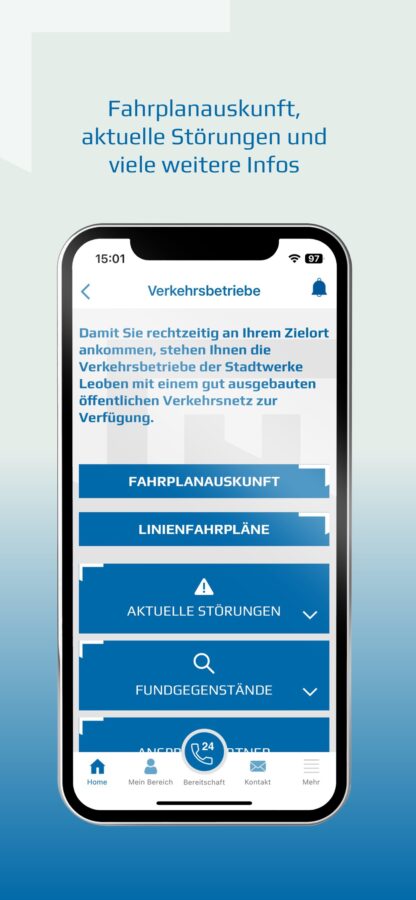 Stadtwerke Leoben App Screen 3