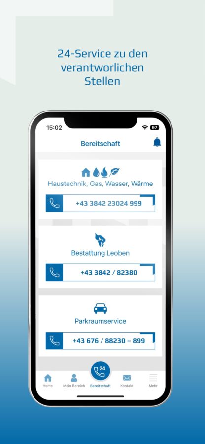 Stadtwerke Leoben App Screen 5